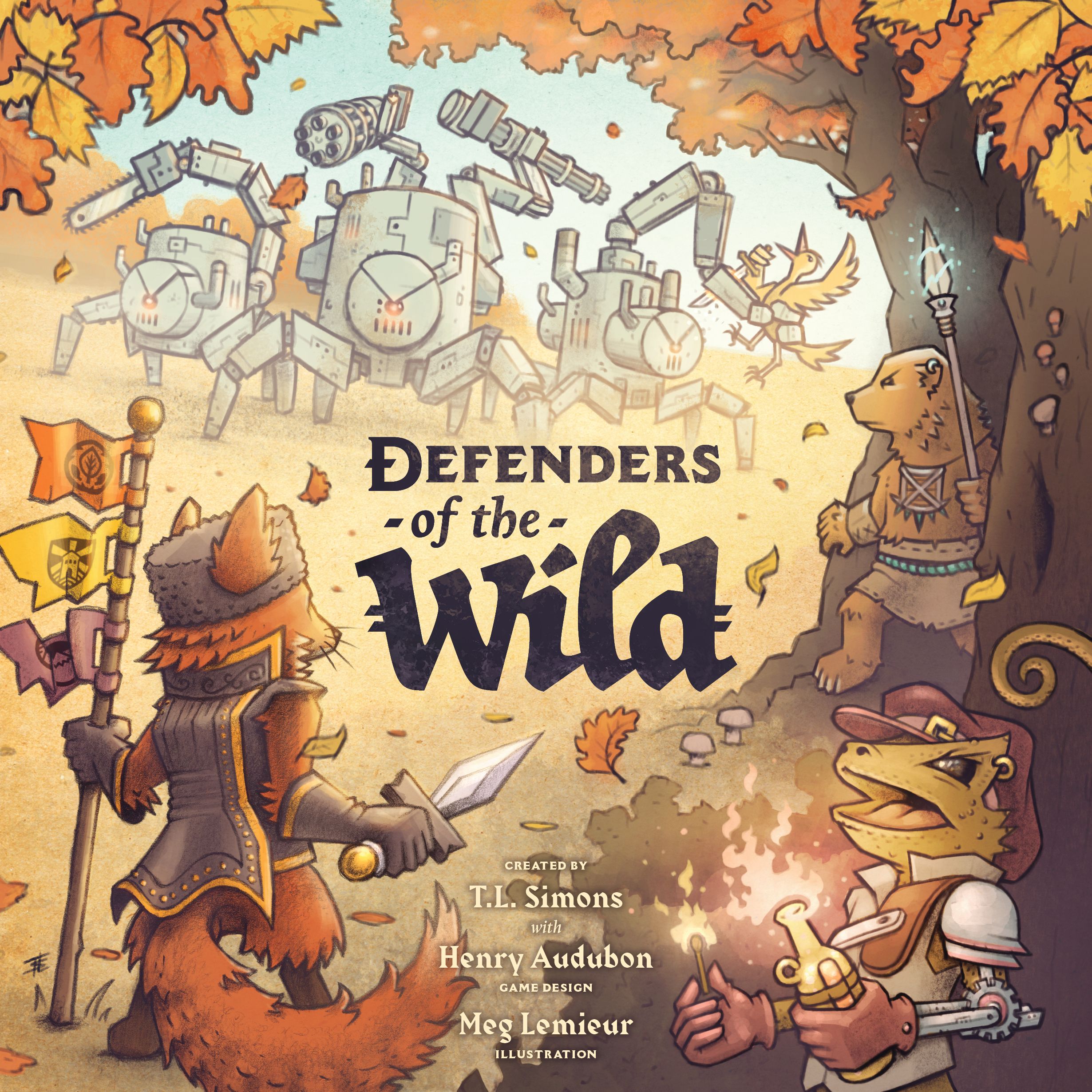 Defenders of the Wild English Board Game